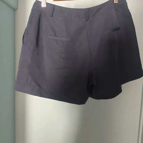ICHI dark blue viscose shorts like new, size S/M