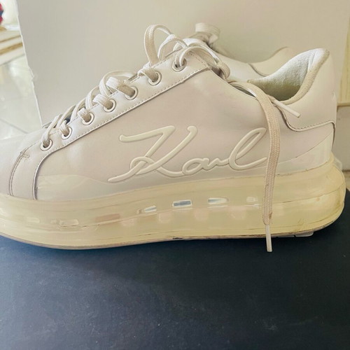 Karl Lagerfeld men's sneakers white like new, size 45