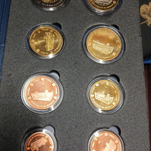 Trial euro coin set Monaco 2005 like new