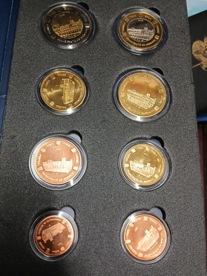 Trial euro coin set Monaco 2005 like new
