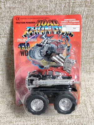 Road Thunder 4 X 4 Friction Powered toy car new in sealed card