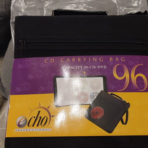 CD and DVD carrying bag new, capacity 96 discs