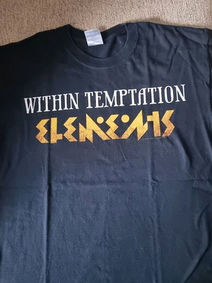 Within Temptation Elements T-shirt size Medium like new, black