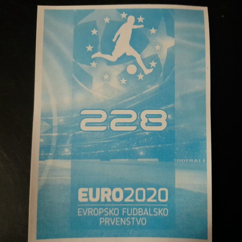 Erling Haaland sticker like new, collectible from Croatian company