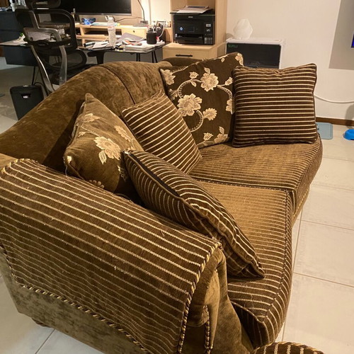 Sofa set used, three-seater and two-seater