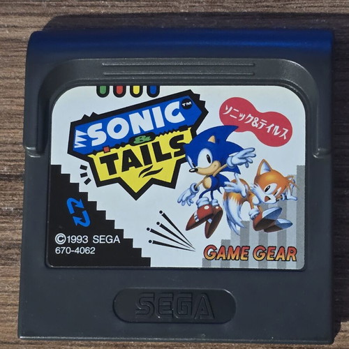 Sega Game Gear Sonic & Tails cartridge like new, Japanese edition