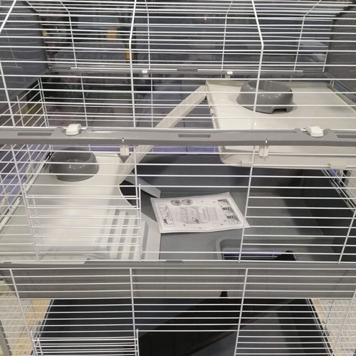 Ferplast Barn 100 Double Three-Level Rodent Cage for Rabbits New