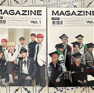 ATEEZ magazines vol 1&2 fanclub exclusive