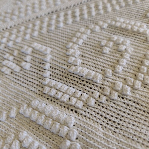 Handmade throw used 130 x 190