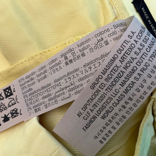 Massimo Dutti pants like new, beige and yellow, size S-M
