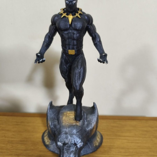 Black Panther Marvel collectible figure 31cm hand-painted 3D printed