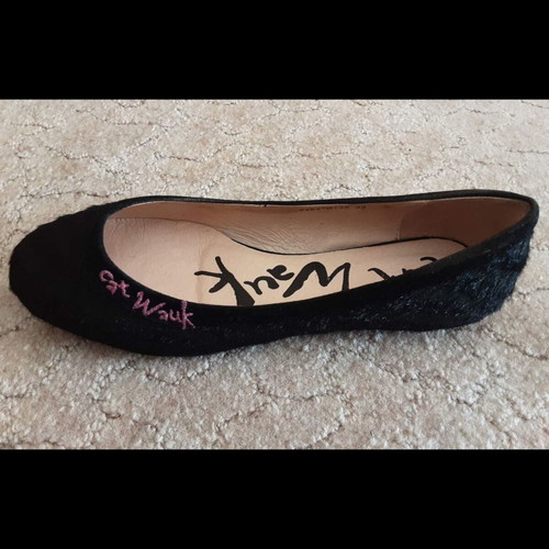 Catwalk Ballerinas New Black Gray Size 39