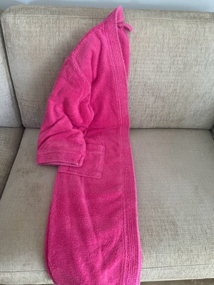 Nef nef bathrobe like new, long, fuchsia, size S/M