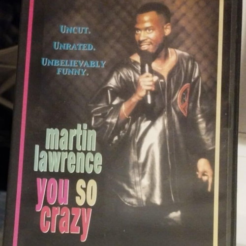 Martin Lawrence You So Crazy DVD like new, comedy in English without subtitles