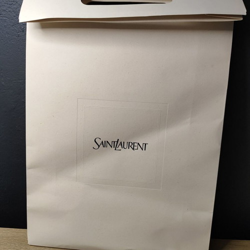 Saint Laurent empty box and paper bag used