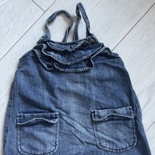 Zara baby denim dress like new, size 12-18m