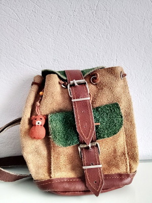 Vintage small backpack bag