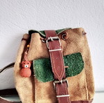 Vintage small backpack bag