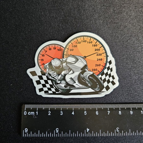 Motorbike Racer Moto GP αυτοκόλλητο καινούργιο