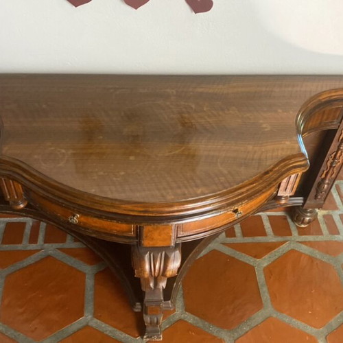 Entry console used, wooden