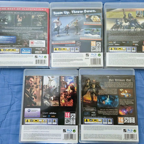 PlayStation 3 game bundle with Heavy Rain, Skate 3, Destiny, Diablo 3, Call of Duty Black Ops 2