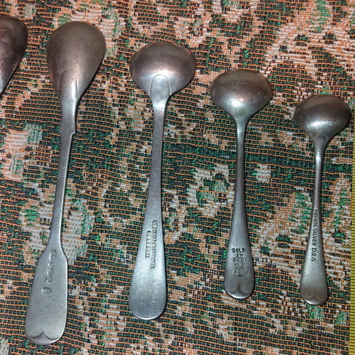 Old spoons used with different lengths and markings