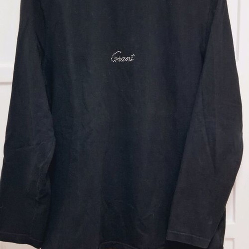 Long-sleeve shirt new, black, size M