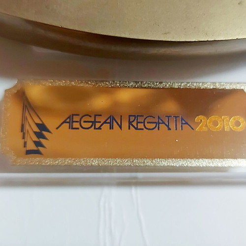 Aegean Regatta 2010 collectible sailboat souvenir like new