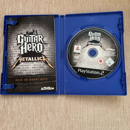 Guitar Hero Metallica PlayStation 2 used, full English version