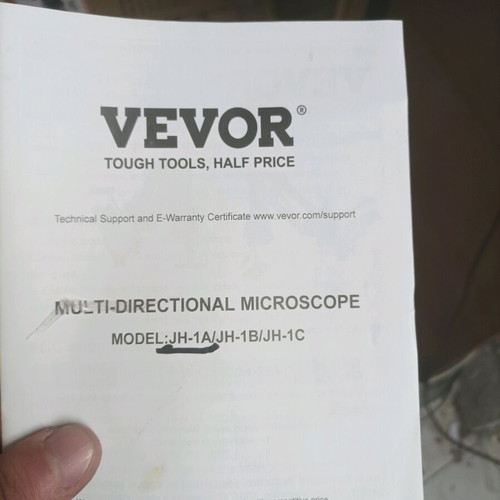 Vevor multipurpose microscope new with spring and ring for jewelry