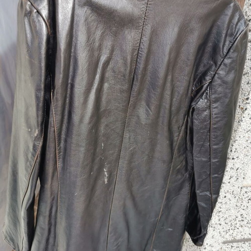Leather jacket like new, genuine leather, black, size M