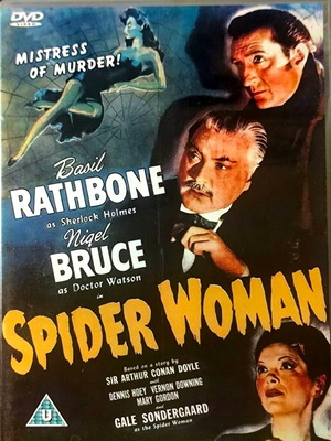 Sherlock Holmes Spider Woman DVD used, thriller detective