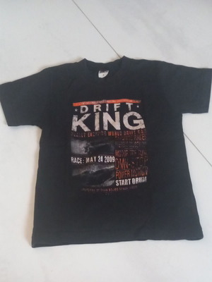 DMN kids t-shirt black like new, size 104 cm
