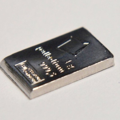 Palladium Bar 1g 999.5 Valcambi Suisse new