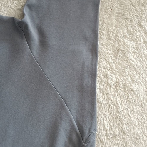 Zara Man Heavyweight Short-Sleeve Sweatshirt like new, gray ciel