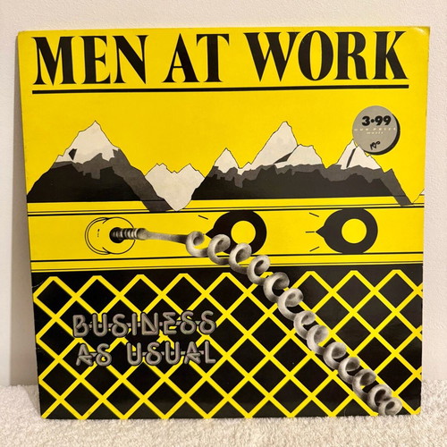 Men At Work Business As Usual LP vinyl record like new