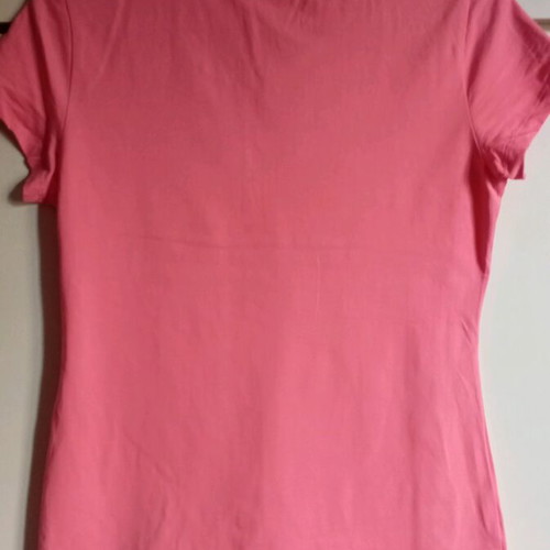 Women's cotton pink blouse like new with rhinestones