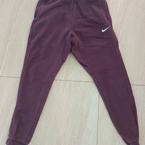 Nike cotton sweatpants used, brown and purple