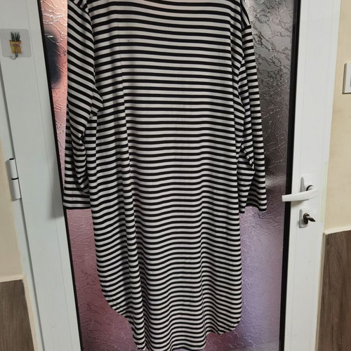 Summer blouse XXL striped black and white like new