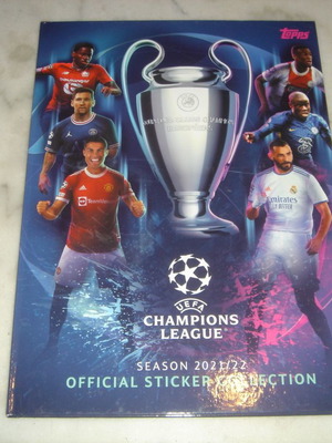 Άλμπουμ Topps Champions League 2021-22 σκληρόδετο καινούργιο