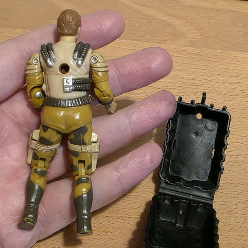 G.I. Joe Airwave v1 1990 Sky Patrol figure used, vintage Hasbro
