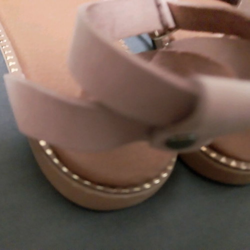 Suede lilac sandals like new, size 38