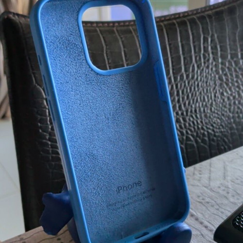 iPhone 15 Pro 256GB Blue with Apple case