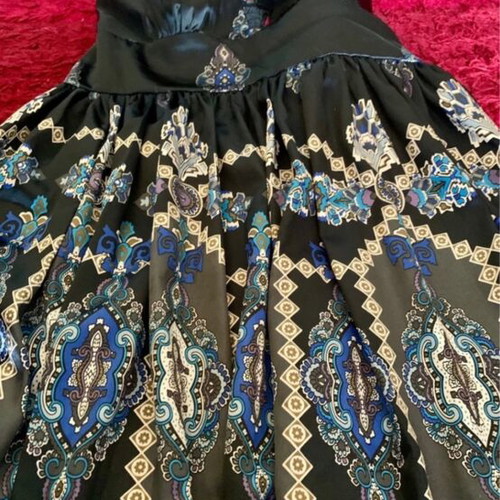 Denny Rose dress new, black with patterns