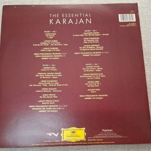 Herbert Von Karajan The Essential Karajan 2XLP classical music