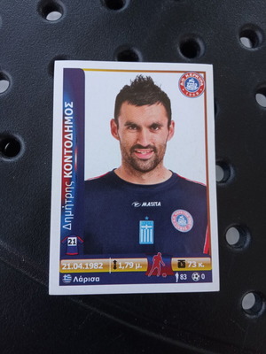 Panini Superleague Ελλάδα 2012 αυτοκόλλητο Νο171 Κοντοδήμος μεταχειρισμένο