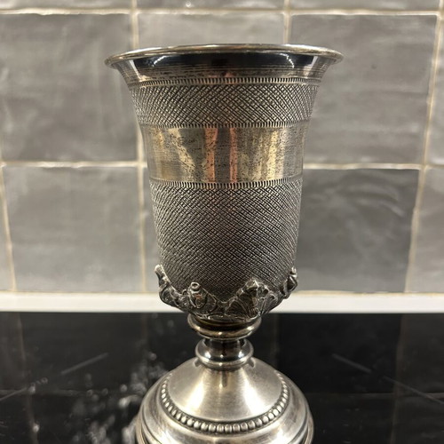 Silver 925 diskopothiro chalice, Armaos jewlleries, 289g, 15cm