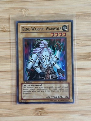 Κάρτα Yugioh Gene-Warped Warwolf σαν καινούργια, Strike of Neon set 001