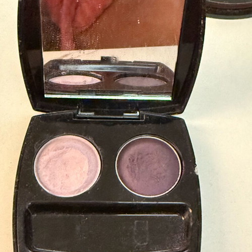 Avon eyeshadow palettes used, 2 pieces, smokey black and purple-lilac
