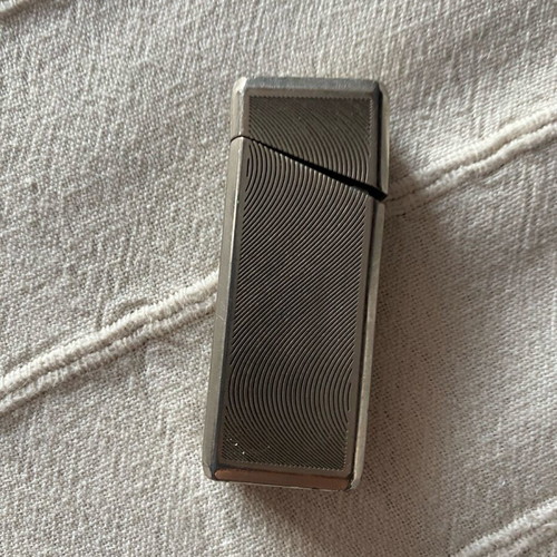 Marlboro silver metal lighter case used